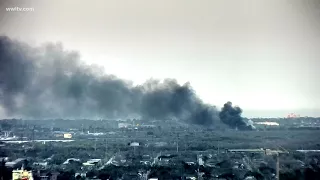 Tire fire in N.O. East