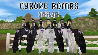 Doing Dressage With My Club || CYBORG BOMBS || Star Stable Online