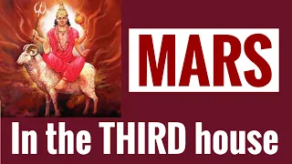 Mars in Third House (Mars 3rd house) with all aspects (Vedic Astrology)