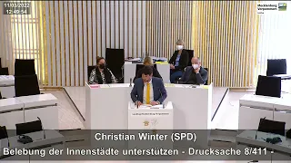 Attraktive und lebendige Zentren für MV - Christian Winter