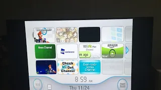 My wii menu