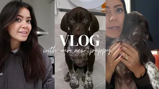 DAY IN THE LIFE AS A DOG MOM | with my new puppy ❤️
