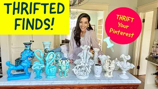 Thrift With Me - Goodwill Haul- Thrifting Your Pinterest for Vintage and Antique Decorating