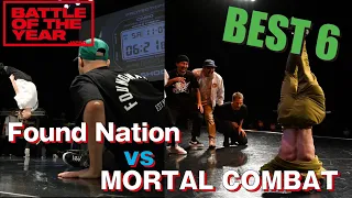 Found Nation vs MORTAL COMBAT｜BEST6｜BATTLE OF THE YEAR 2022 JAPAN
