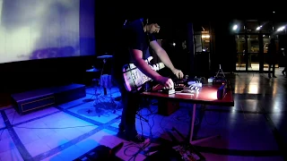 Live ambient and droning minimalism harsh noise performance @ Mister Vorky Festival 2/6/2018