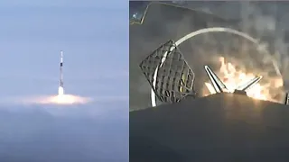 SpaceX Starlink 52 launch & Falcon 9 first stage landing, 22 July 2022