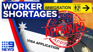 Skilled worker visa requirements to change to fill shortages | 9 News Australia