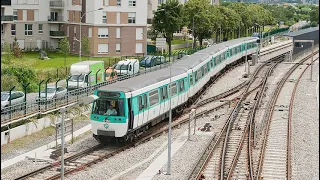 Cab view of Metro line 8 of Paris (Balard / Créteil)