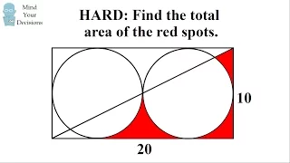 How To Solve For The Area. Viral Homework Problem From China