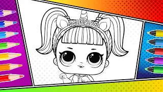 Coloring LOL Surprise Unicorn| Coloring Page with Markers | Coloring for Kids