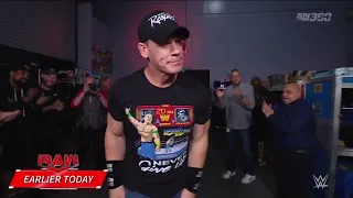 John Cena enters the arena - WWE Raw 6/27/2022