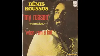 Demis Roussos My Reason 1972 Vinyle 45 RPM Single Serie Parade Couleur Label Philips France