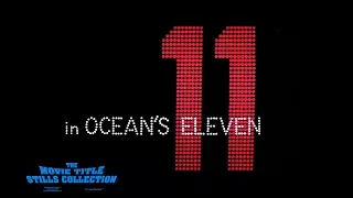 Saul Bass title sequence - Ocean's Eleven (1960)