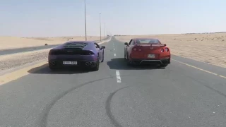 Nissan gtr vs lamborghini