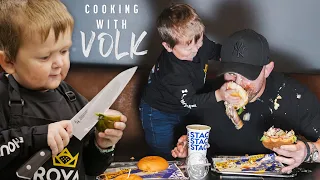 Cooking with Volk | Alexander Volkanovski and Hasbulla Create SMASH Burgers