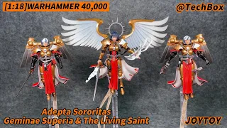 Joytoy Warhammer 40K, Adepta Sororitas, Geminae Superia & Celestine The Living Saint, 1/18 figure