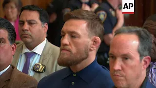 Conor McGregor appears before NY Judge