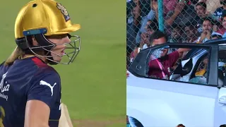 Ellyse Perry Broke Tata Punch Car glass by  Smashing Massive Six during RCB vs UP match