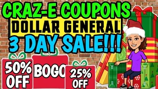 🔥3 DAY SALE!🔥NEW COUPONS, GOOD, & BAD DEALS🔥DOLLAR GENERAL COUPONING THIS WEEK 11/10-11/12🔥