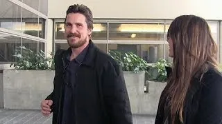 Oscar Nominee Christian Bale Is All Smiles After Valentine's Day With Wife Sibi
