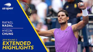 Rafael Nadal vs Hyeon Chung Extended Highlights | 2019 US Open Round 3