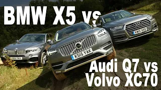 Битва SUV:  BMW X5 25d xDrive vs Volvo XC90 New vs Audi Q7 New  | «EVO Trips»