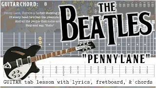 Learn to play the Beatles' "Penny Lane" with this easy lesson (Guitar tab, chords, & lyrics)