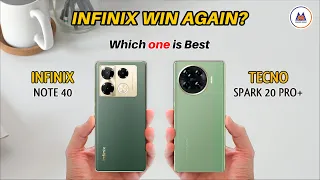 NEW RELEASE !!! Infinix Note 40 vs Tecno Spark 20 Pro+ | Compare Duel Specification