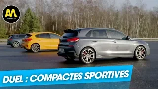 Ford Focus ST vs Hyundai I30 N vs Seat Leon Cupra : le match des compactes sportives