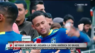 Neymar podría no jugar la Copa América para recuperarse de su lesión