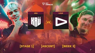 KRÜ Visa vs LOUD - VCT Americas Stage 1 - W3D5 - Map 2