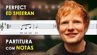 Perfect - Ed Sheeran | Partitura com Notas para Flauta Doce, Violino