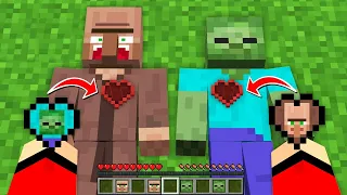 ZAMIENIAM SERCA ZOMBIE I WIEŚNIAKA w Minecraft! AKTUALIZACJA SERCA!