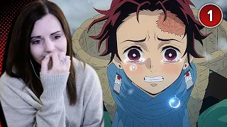 IT'S A MASTERPIECE! - Demon Slayer Mugen Train: Movie Reaction Part 1/3