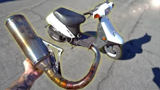 Will an Aftermarket EXHAUST make a Scooter FASTER?