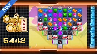 Candy Crush Saga Level 5442 - Super Hard Level - No Boosters