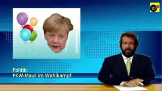 News: Wahlkampf 2017 - Merkel thematisiert PKW-Maut