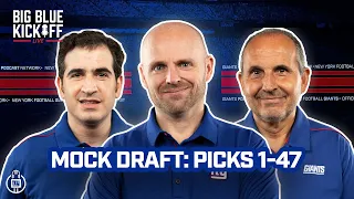 Mock Draft Picks | Big Blue Kickoff Live | New York Giants