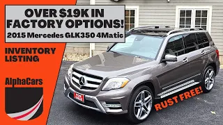 Unbelievable Value – 2015 Mercedes-Benz GLK350 4Matic with $19k in Options!