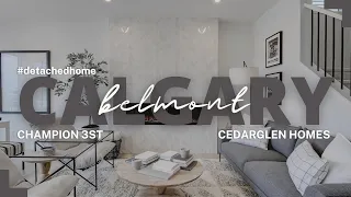 Cedarglen Homes | Champion 3St | 2499 Sf | 4 Beds | 3.5 Baths | Belmont | SW Calgary Homes