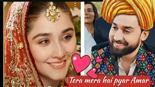 Tera mera hai 💖pyar Amar||OST Trending song||Ishq murshid||Zamin kazmi and Mehar anjum.🔥