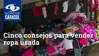 Cinco consejos para vender ropa usada y ganarse un dinero extra