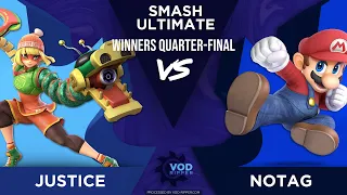 Justice (Min Min) vs NoTag (Mario) - Winners Quarter-Final - Hidden Nest #39