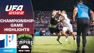 2022 UFA: Chicago Union vs New York Empire | UFA Championship | Game Highlights