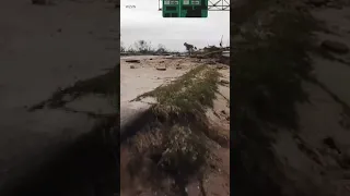 Hurricane Ian damage drone video