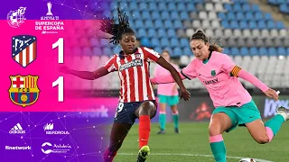 RESUMEN | El triunfo del Atlético ante el FC Barcelona en la Supercopa Femenina, en 5 minutos