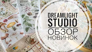 Обзор дизайн посылки Dreamlight studio,новинка Botany journal/ scrapbooking / unpacking / распаковка