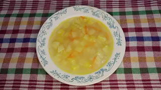 Potato soup with oatmeal