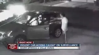 Carjacking of Henderson woman caught on camera