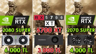 RTX 2080 SUPER vs RX 5700 XT vs RTX 2070 SUPER FPS Benchmark TEST!